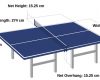 Ukuran Lapangan Tenis Meja Standar Nasional Internasional