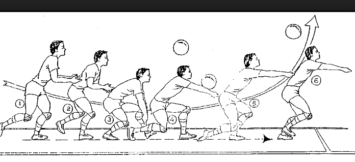 Teknik Dasar Bola Voli Passing Bawah