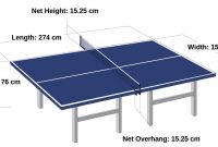 Ukuran Lapangan Tenis Meja Standar Nasional Internasional