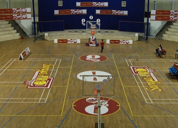 Gambar Ukuran Lapangan Bola Basket Standar Internasional 