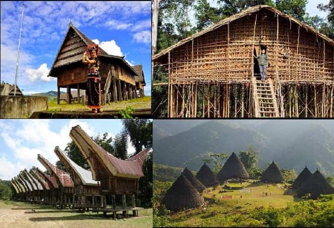 Mengapa rumah adat di indonesia berbeda-beda